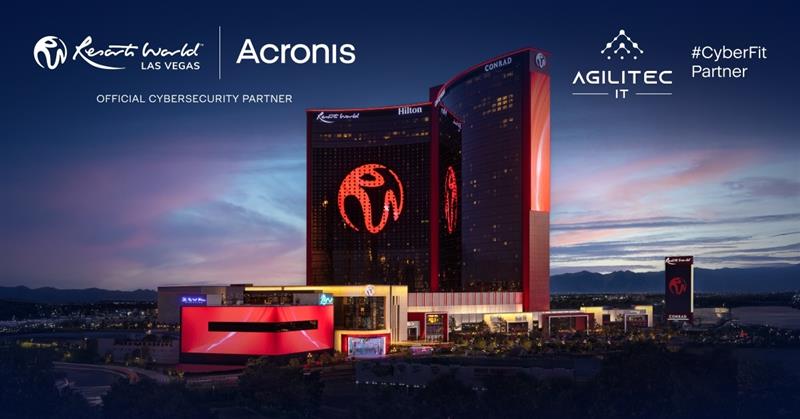 Acronis TeamUp Program Brings Agilitec IT to Resorts World Las Vegas for First-of-Its-Kind Cybersecurity Partnership 